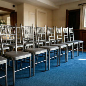 Chaise Chiavari pour Mariage, Hôtel, Banquet, Événements – Location Moderne Dorée, Extérieure, Durable, Imperméable, Empilable - Product Image 4