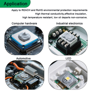 CPU-koellichaam thermisch geleidend wit siliconen thermisch vet voor LED-verlichting - Product Image 5