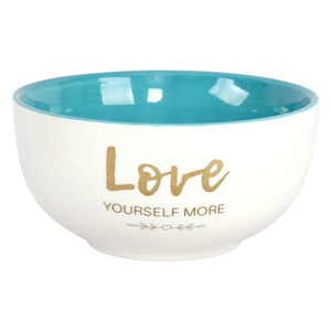 Tazón de cerámica dorado <span class=keywords><strong>para</strong></span> restaurante, tazón de cena con texto dorado creativo <span class=keywords><strong>para</strong></span> el Día de San Valentín y la familia - Product Image 2