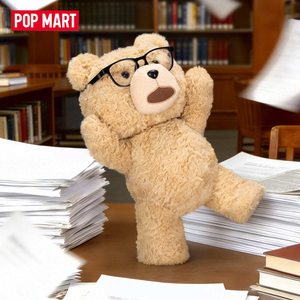 POP MART Co-branded TED2 <span class=keywords><strong>Oso</strong></span> de Peluche Articulado, Juguete de Peluche Suave, <span class=keywords><strong>Muñeco</strong></span> de Peluche de Moda para Escritorio, Regalo Premium - Product Image 2