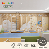 COMPANY Panneau mural d'escalade en bois moderne pour salle de sport sensorielle, mobilier de maternelle et de garderie, pour la motricité globale