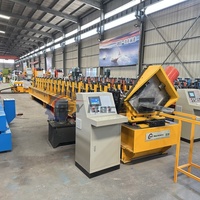 Machine de profilage de poutrelles en C à grande vitesse, robuste, entièrement automatique, à réglage rapide, pour cadres en acier