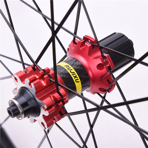 Jeu de roues de vélo de montagne RUJIXU <span class=keywords><strong>26</strong></span>/27,5/29 pouces, en carbone et alliage, roues de vélo de montagne, frein à disque, type de <span class=keywords><strong>jante</strong></span> <span class=keywords><strong>tubeless</strong></span> 24/24H - Product Image 5