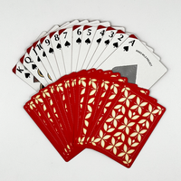 Jeu de cartes à jouer en PVC double face OEM, jeu classique, jeu de poker en plastique personnalisé, magnifique jeu de cartes de plage, cartes à jouer en PVC imperméables