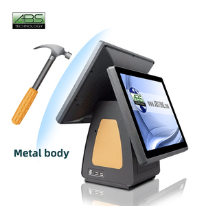 Caisse enregistreuse POS ABS <span class=keywords><strong>8000</strong></span> Quad-<span class=keywords><strong>core</strong></span> 2.0GHz avec écran tactile LCD 15 pouces et écran non tactile 10.1 pouces, <span class=keywords><strong>Intel</strong></span> J1900, WIN7/WIN10, 1024x768 - Product Image 5