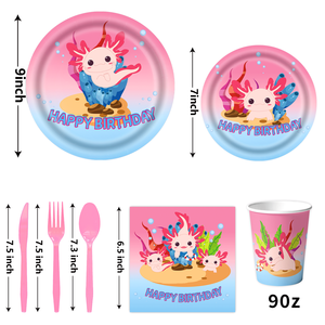 Phim hoạt hình kỳ nhông bé bộ đồ ăn thiết lập cho Giáng sinh xuyên biên giới tại chỗ sinh nhật tấm trang trí trẻ em Nguồn cung cấp bên - Product Image 3