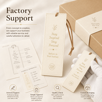 Marque-page en cuir de luxe avec estampage à chaud doré, logo personnalisé, nom, citation, cadeau pour la remise des diplômes, les enseignants, les mariages, les entreprises, vente en gros