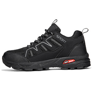 Chaussures de randonnée pour hommes, dessus en mesh respirant, semelle extérieure en caoutchouc, semelle intermédiaire en EVA, bout rond, toutes saisons, sport, extérieur, marche, trekking - Product Image 5
