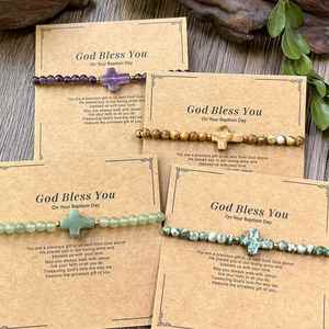 Pulsera de Piedra Natural con Cuentas de Vidrio Coloridas, Amuleto de Paz de Espíritu, de Primera Calidad, Descuento por Volumen al por Mayor, Hecho a Mano, Personalizable - Product Image 4