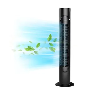 32" Electric Tower Fan with Mechanical and Timer Controls Fresh Air Ionizer for Indoor Use in Bedrooms and Home Offices