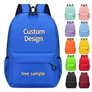 Free sample Supported Leisure travel Backpack Student satchel School bag Waterproof Cheap factory bag Waterproof Oxford fabric