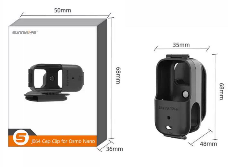 Osmo Nano Portable Brim Clip Suitable for Exercising and Freeing Hands