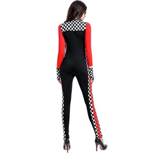 Combinaison de course une pièce grande taille BX, ensemble uniforme de performance sexy pour club de motards F1, danse et cheerleading, costume de fille sexy - Product Image 4