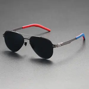 50010 Retro clásico polarizado de alta definición pequeñas gafas de sol redondas Uv400 logotipo personalizado gafas de sol para hombres mujeres moda Vintage S