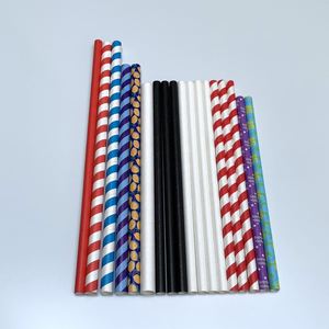 Pajitas de Papel Metálicas Desechables de Alta Calidad para Decoración Artística, de 4-12 mm, Ecológicas, Biodegradables y Reciclables, Certificadas por LFGB/GMP - Product Image 4