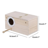 Pack économique : Villa pour oiseaux de luxe en bois massif avec maille ventilée et plateau amovible, pour oiseaux de compagnie, vente en gros et au détail