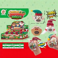 Bola Penghilang Stres Lucu Tema Halloween Natal AS, Mainan Kreatif Unik untuk Melepas Emosi