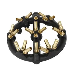 LYROE Brûleur en laiton commercial au gaz naturel propane GPL Brûleur à 23 jets Brûleur à jet en fonte <span class=keywords><strong>de</strong></span> fer - Product Image 1
