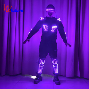 433 Control de programación Recreación Traje Escenario y espectáculo Disfraces con emisión de luz transformadora - Product Image 4