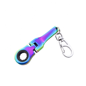 Llavero con Llave de Trinquete de 10 mm, Mini Llave de Trinquete de Acero Cr-V, Logotipo Personalizado, Herramienta para Reparación de Automóviles y Motocicletas - Product Image 3