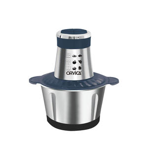 Picadora de Carne Eléctrica de Acero Inoxidable, Electrodoméstico de Cocina para Procesar Alimentos, Rebanadora de Carne - Product Image 1