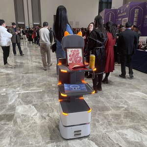 2025 Anzeigen Roboter <span class=keywords><strong>Easy</strong></span> Deploy Service Roboter 27 ZOLL BILDSCHIRM Humanoider Roboter für Supermarkt zur Förderung - Product Image 2