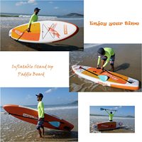 En stock planches de sup gonflables planches à pagaie planche à pagaie debout jeu d'eau surf accessoires standard Isup