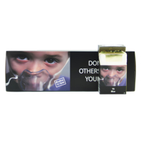 Paquet de 20 boîtes à cigarettes standard australiennes avec présentoir