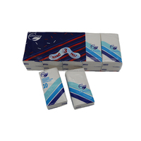 Mouchoirs en papier pour le visage en pâte de bois vierge 3 plis avec logo personnalisé, mini mouchoirs de poche standard, petit paquet de papier pour le visage
