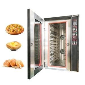 Baking Machine Electric Gas 12 Trays Hot Air Rotary Convection <b>Oven</b> Biscuit Bread Baking <b>Oven</b> - Product Image 4