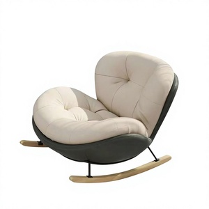 Sofá de Terciopelo Moderno Nórdico y Silla Mecedora, Muebles para el Hogar - Product Image 1