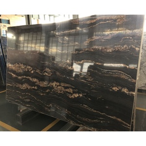 Dalles et carreaux en granit Cosmic Gold, marque UNION, haute densité, pierre naturelle d'origine Long'an, polie, grande dalle moderne, écologique - Product Image 2