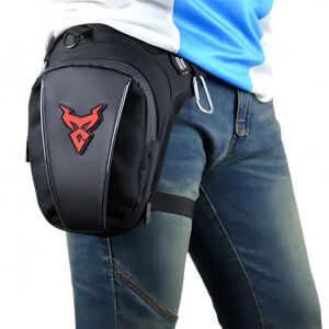 Venta al por mayor impermeable bicicleta riñonera caída cintura pierna bolsa muslo cinturón cadera trasero motocicleta equipaje Alforjas para viaje celular/móvil - Product Image 4