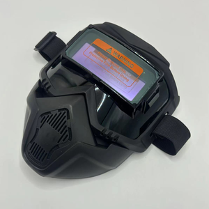 Masker Las Lensa Penggelap Otomatis Full <span class=keywords><strong>Face</strong></span> yang Nyaman, Masker Pengaman Pelindung, Bernapas dan Anti Debu dengan Bantalan Spons - Product Image 4