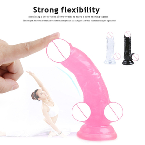 SacKnove kadın ekstra büyük boy 22cm en çok satan renkli gerçekçi seks <span class=keywords><strong>Penis</strong></span> oyuncaklar kadınlar için gerçek cilt emme tabanı kauçuk yapay <span class=keywords><strong>Penis</strong></span> - Product Image 4