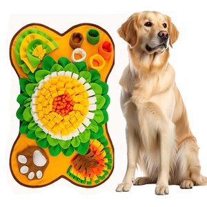 Dog Snuffle <b>Mat</b> Slow Feeding Puzzle Interactive Toy for Dogs Cats <b>Small</b> Animals Smell Training Stress Relief Pet Sniffing Pads - Product Image 1