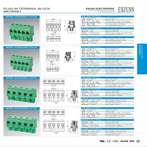 Pluggable loại nam khối thiết bị đầu cuối kết nối thẳng pin hoặc looper cho pcb, điện tử trong ngành công nghiệp 2edgka-5.08 - Product Image 3
