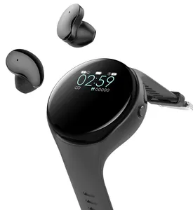 Neuheiten Life Water proof Wireless Ear phone Zwei in einer Smart Watch mit Ohrhörern