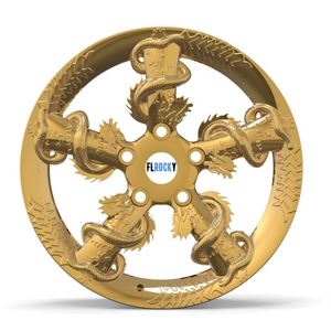 Jantes forgées en deux parties Flrocky 18 19 20 21 22 24 26 pouces pour SHELBY GTE F-150 Mach-<span class=keywords><strong>E</strong></span> GT pour Ford <span class=keywords><strong>Mustang</strong></span> pour Dodge Charger - Product Image 1
