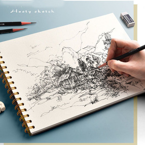 XinyiArt Bảng Vẽ Phác Thảo Cỡ <span class=keywords><strong>A4</strong></span> Sách Phác Thảo Xoắn Ốc Giấy Vẽ Không Axit Bền Miếng Phác Thảo Tuyệt Vời Cho Trẻ Em Thanh Thiếu Niên & Người Lớn - Product Image 6