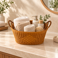Panier de rangement pour articles divers, vente en gros, facile à nettoyer, construction qui conserve sa forme, pour le bureau et le rangement d'objets de petite taille