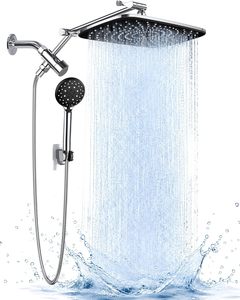 Cabezal de ducha de mano de alta presión, accesorios de metal robustos, rociador de baño multifunción para uso doméstico en el baño - Product Image 1