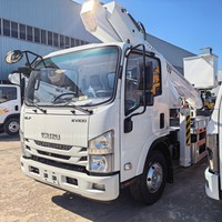 Caminhão de Trabalho Aéreo Isolado de Alta Tensão de 23m com Chassi ISUZU e Cesto Isolado para Trabalho em Altura