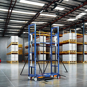 Hot Sale Mobile And Foldable Steel Electric Lift <strong>Scaffold</strong> Platforms Core Motor Component For Building Material Shops - Product Image 4