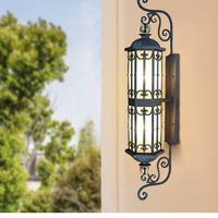 Grossiste en ligne Applique murale d'extérieur cylindrique vintage Lumière de couloir moderne IP65 Lumière LED étanche Base en aluminium Longue bande