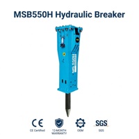 Martillo Hidráulico MSB600 para Excavación de Roca Dura, Equipo de Excavación para Excavadoras de 22-28 Toneladas C328F C323 C325, Accesorios y Repuestos