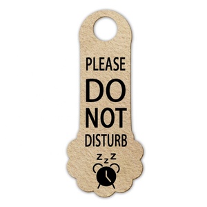Hotel no molestar puerta tamaño personalizado <span class=keywords><strong>en</strong></span> blanco Suspensión de puerta - Product Image 4