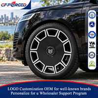 Jantes forgées monobloc Aerodisc de haute qualité personnalisées de 22, 23 et 24 pouces, noires et usinées, 5x120, pour Range Rover Escalade