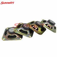 Haut-parleur magnétique carré miniature SUNWAYT SW-PS1 de 4 pouces, 8 ohms, 5 W, haute qualité, pour machine d'arcade (vente en gros)