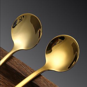 Cuchara de café de acero inoxidable, cuchara para hielo, cuchara de té de mango largo, cuchara para postre, utensilios de mesa, cucharas de té, accesorios para barra de mezclas - Product Image 2